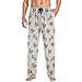 Ollabaky Christmas Cute Raccoon Pajama Pants for Men Pajama Bottoms Mens Pjs Sleep Lounge Pants with Pockets, XL