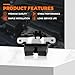GoaMotors 8A61-A442A66-BE Rear Tailgate Trunk Lid Latch Lock Actuator Compatible with Ford Fiesta 2011-2019 Compatible with Ford BMax JK8 2012-2017 Car Trunk Switch Replace DK51-62310-D