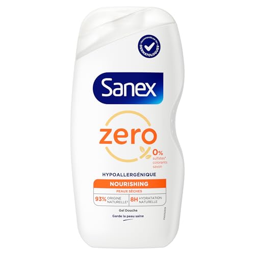Sanex gel douche zéro 0% essential peaux sèches 475ml - vue 2