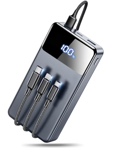 LILIO 60000mAh Portable Charger, 22.5W Fast Charging with 3 in 1 Cable
