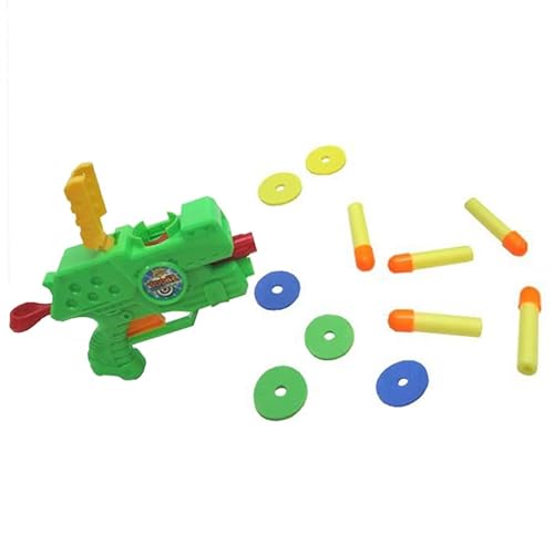 Pistola Infantil Lanza Dardos/Discos | Arma de Juguete para niños - Pistola inofensiva y Divertida para Jugar