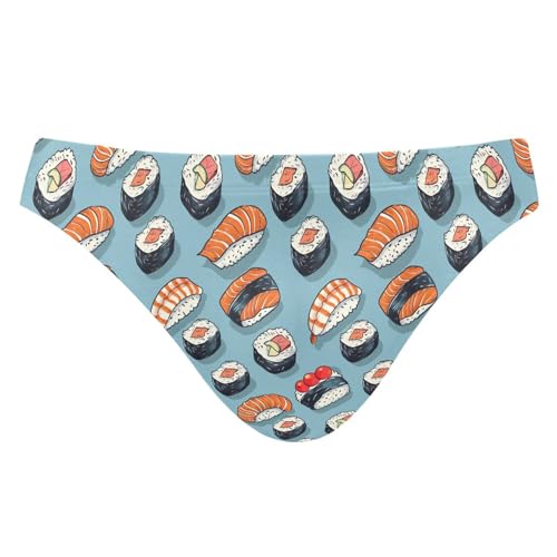 Sushi Food Swim Briefs for Men Swimsuit Bikini Swimwear S B0403695