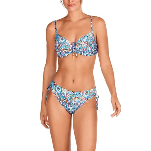 DOLORES CORTES bikini en copa C tipo top 2612-5 C - color: ESTAMPADO talla: 48/XL