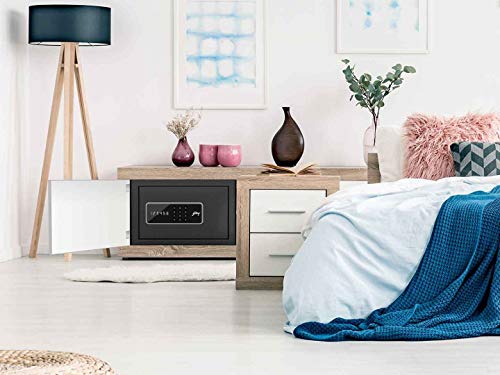 Image of Godrej Security Solutions Godrej 8 litres Home Safe Digital Locking Systems (Digi, Ebony, Nannan, Grey)