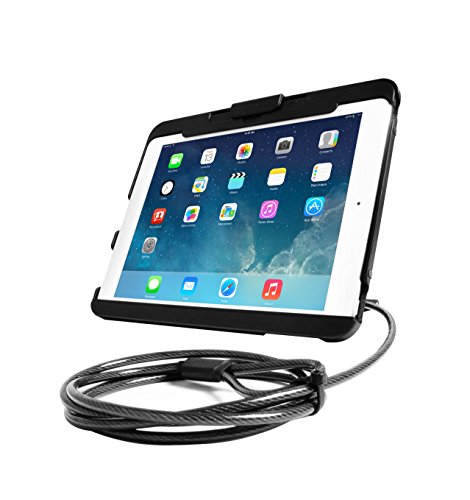 Anti-Theft Case – Cta Impact Resistant Case With Built-In Stand With Steel Core Security Cable Lock For Ipad (Gen. 1-6), Ipad Air (1 & 2), And Ipad Pro 9.7” (Pad-Atc) - Black #TOP2