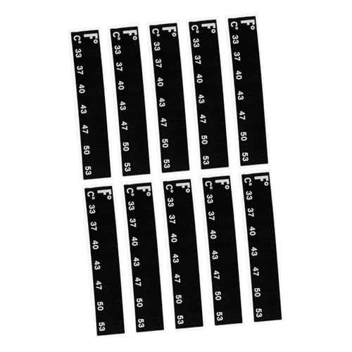 CIYODO Precision Temperature Control 10pcs Digital Thermometer Sticker Brewing Thermometer Strip for Fish Tank Aquarium
