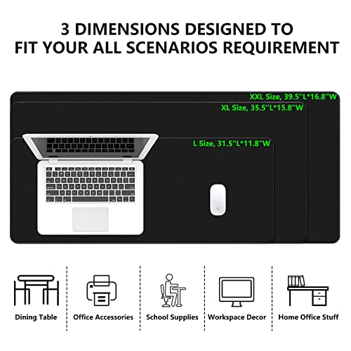 【5 Colors 3 Sizes】 Marbled Design Fluid Pattern Gaming Mouse Pad Large Mouse Pad For Desk Keyboard And Mouse Pad Desk Mat Computer Mat Protector Mat Office Desk Accessories Gifts - 31.5" L*11.8" W #TOP5