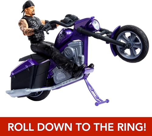 Mattel WWE Wrekkin' Slamcycle Vehicle & Figure Playset with Toy Motorcycle & Undertaker 6-inch Collectible, Launching Action & Breakaway Parts - Image 6