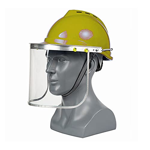 Casque de travail soudage anti-éclaboussures et résistance aux chocs jaune