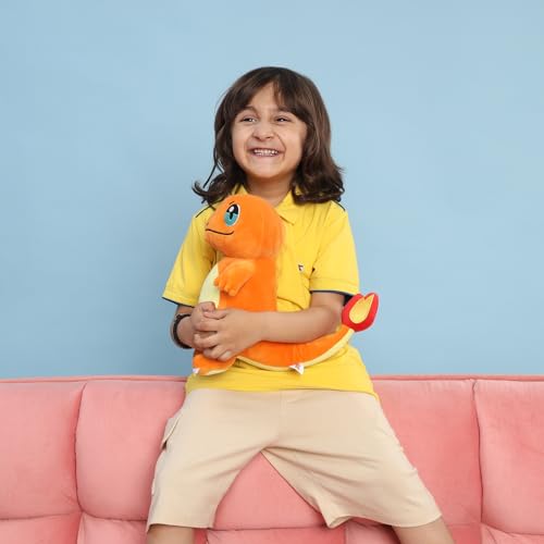 Image of Mirada Pokemon Charmander Soft Plush Toy - 23cm | Official Licensed Cute Stuffed Animal | Super Soft & Comfortable Plush Character for Kids, Boys & Girls | Ideal Gift for Birthday & Festivals