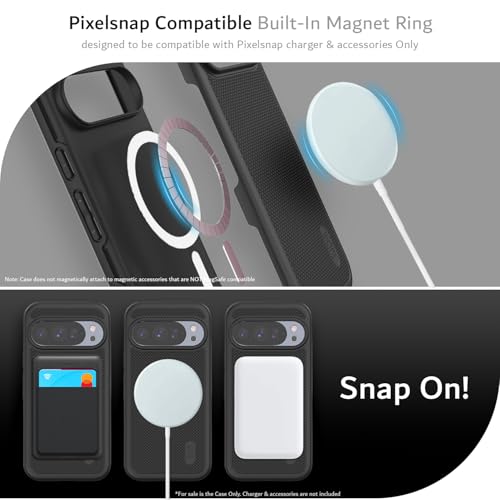 Image of TUDIA MergeGrip Magsafe Compatible for Pixel 10 & 10 Pro Case - Matte Black
