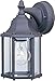 Maxim 1026BK Builder Cast Outdoor Wall Sconce 1-Light 60 Total Watts, Black