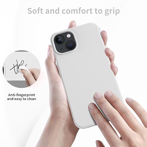 Coque iPhone 15 Plus de 6.7 pouces en silicone premium FUNMIKO avec vitre protectrice