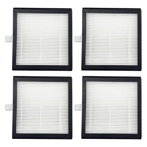 Carkio DH02 True HEPA Filter Replacement Compatible with TTenergy Sorbi DH02 2 in 1 Dehumidifier(1000ML)/Air Purifier, Afloia AQ8 Q8/Honati/Hysure Q7 Air Purifier  4 Pack