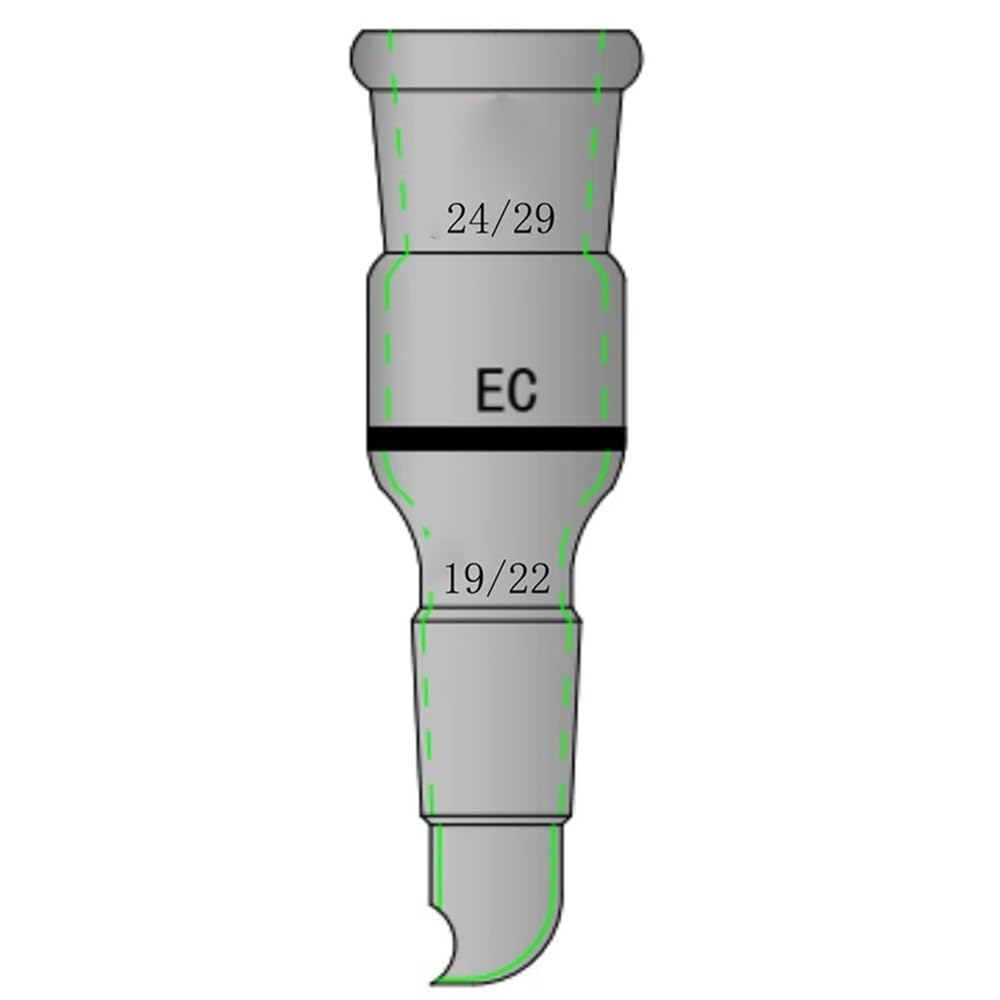 Attrezzature e forniture di laboratorio Adattatore rotante con EC (G1) Tavola di sabbia in vetro borosilicato N12