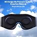 Sleep Headphones,3D Sleep Headphones Bluetooth 5.0,Perfect for Side Sleepers,Built-in Ultra Thin Speakers & MIC, Handsfree Call,Music,Washable,Ultra Soft,Travel Accessory,Unisex,Gift(Black)