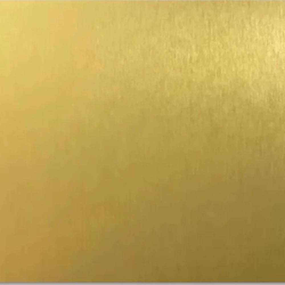 300 * 300mm Color Double Side Anodized Aluminum ?0.5/1mm Thickness,Aluminum Engraving Blanks(Gold,0.5x300x300mm)