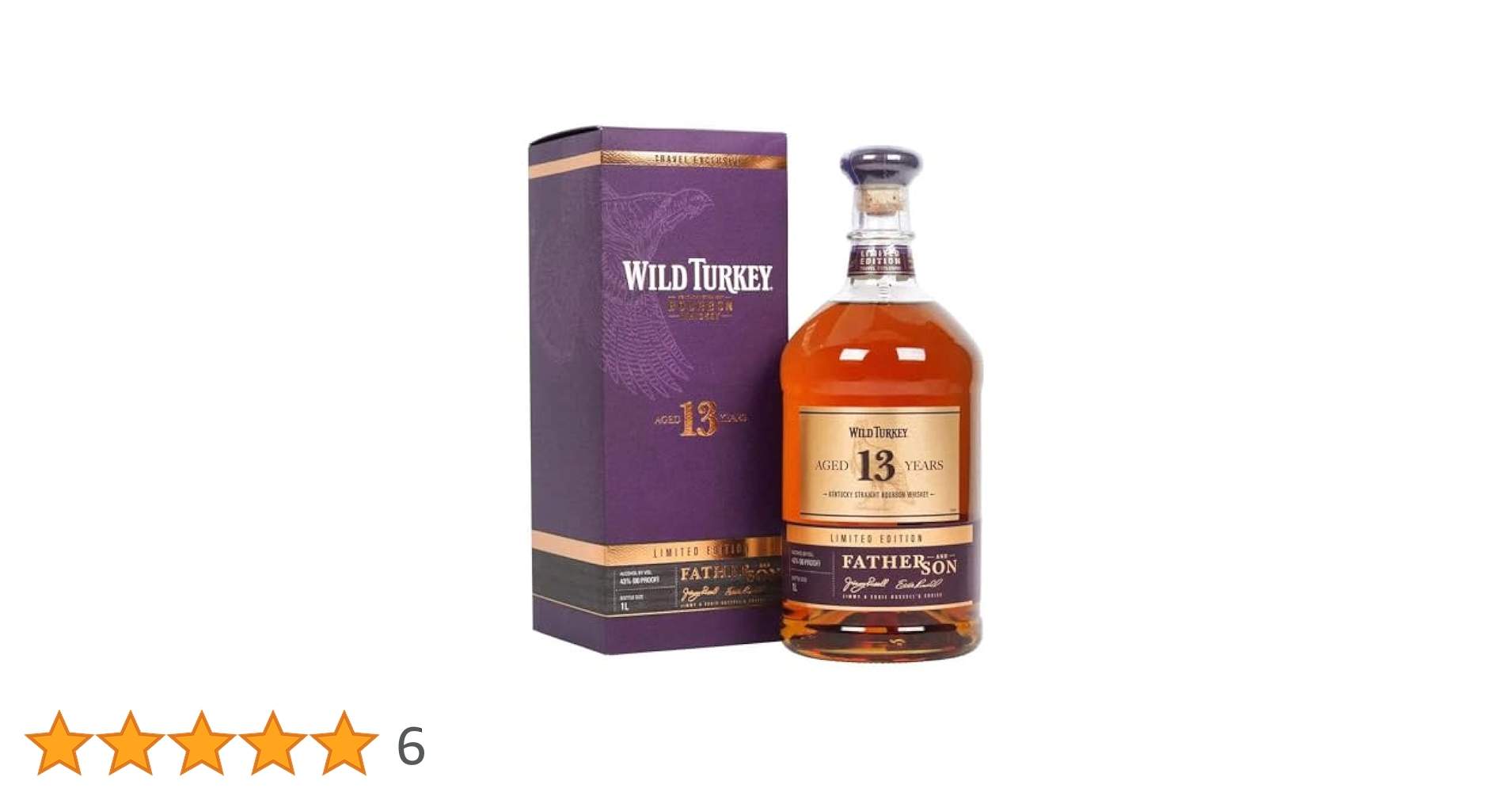 Wild Turkey 13 Years Old Kentucky Straight Bourbon Whiskey