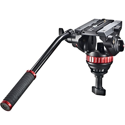 Image of Manfrotto MVH502A,546BK-1 Professional Fluid Video System with Aluminum Legs and Mid Spreader (Black)