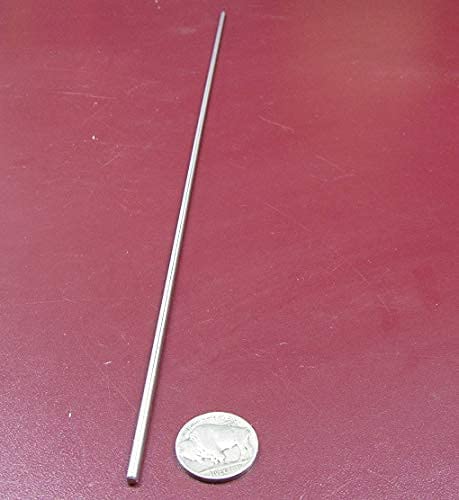 316 Stainless Steel Hardened Shaft 2mm Diameter x 400mm Long 1 pc