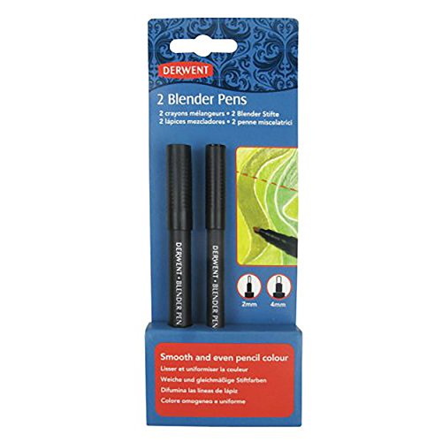 Derwent Blender Pen, Set of 2, 2mm and 4mm nibs, Professional Quality, 2302177