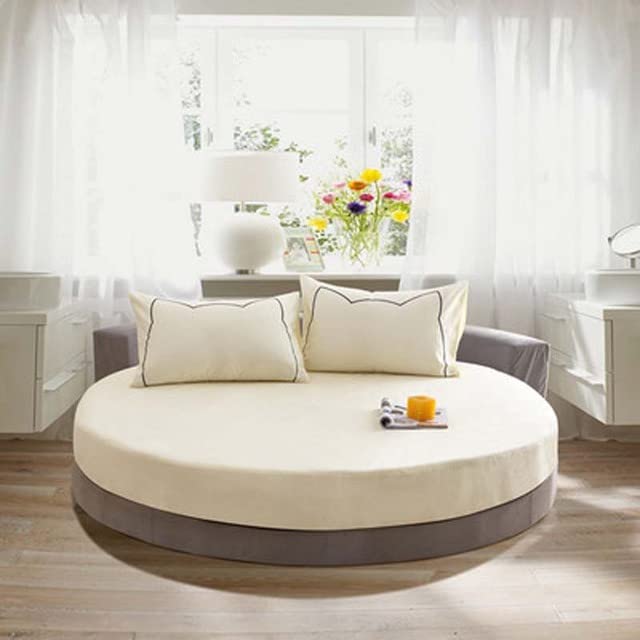 Housse de matelas extensible ronde stretch de qualité supérieure pour literie
