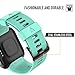 ANCOOL Compatible with Forerunner 35 Bands Soft Silicone Watch Band Sport Strap Replacement for Forerunner 35 Smartwatch (Mint)