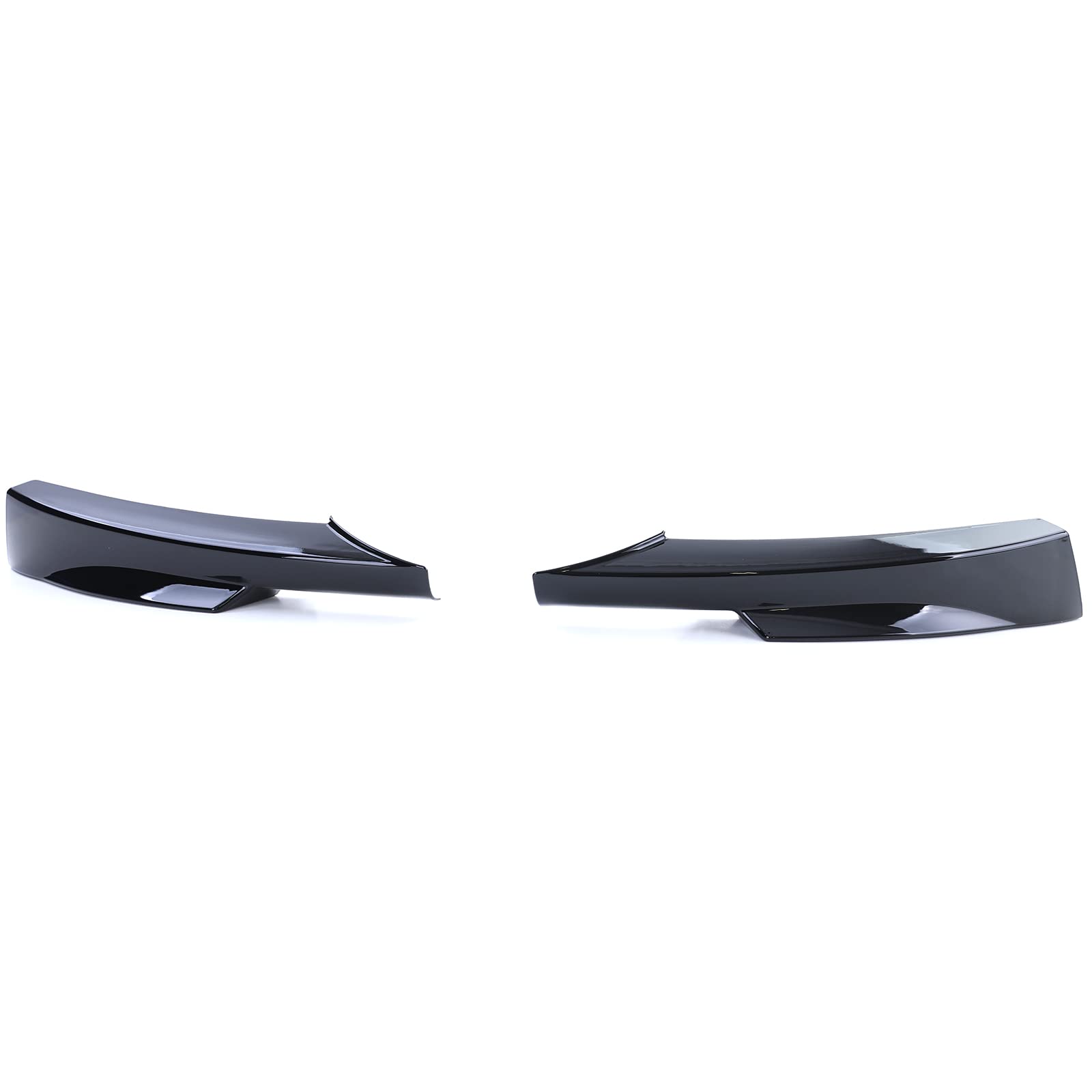 Front Spoiler Ecken Splitter Schwarz Glanz passend für 3er BMW E90 E91 08-12