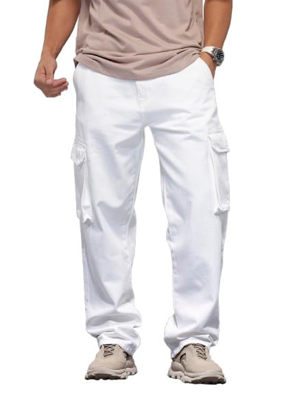 wrogn Men's Loose Fit Jeans | Mid Rise | Jeans for Man-picture-28