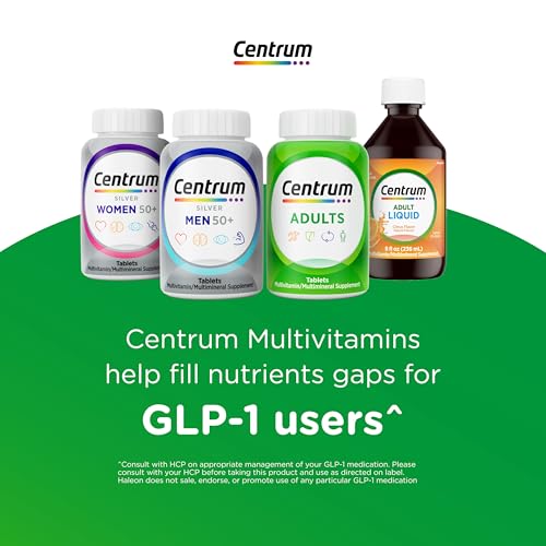Centrum Silver Men's 50+ Multivitamin with Vitamin D3, B-Vitamins, Zinc for Memory and Cognition - 200 Tablets - Image 4