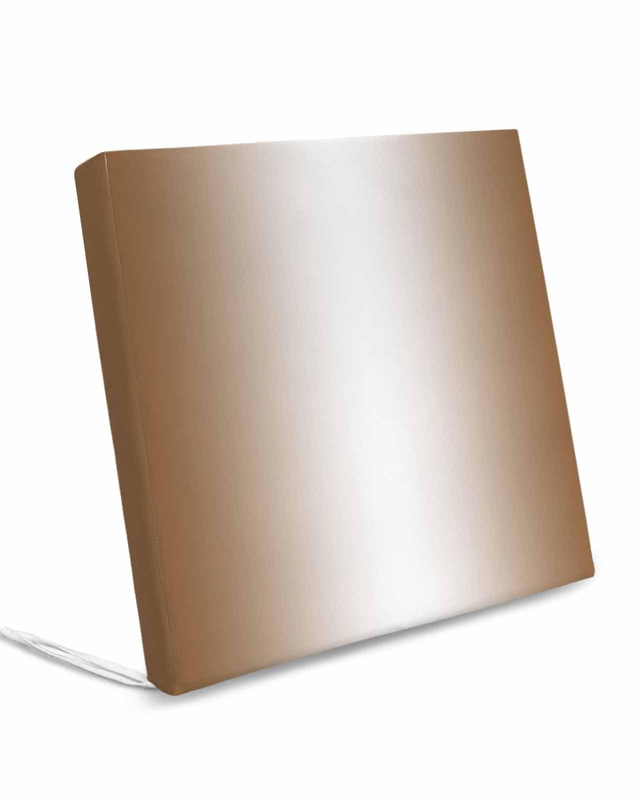 Homechoid Brown and White Ombre Indoor Outdoor Couch Cushion Covers Replacement 4 Pack, Modern Abstract Gradient Color Art Waterproof Chair Sofa Seat Cover with Ties 20x18x4