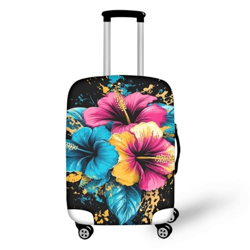 Housse valise XL fleurie pour protéger vos bagages à l'aéroport