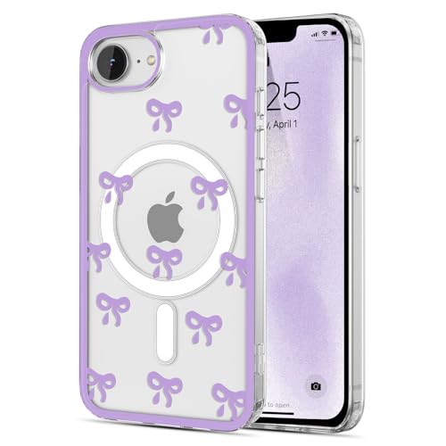 Coque iPhone 16e MagSafe coque de protection polycarbonate durable fine violette