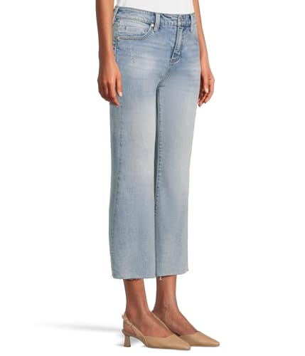 Liverpool Women's Hannah High-Rise Cropped Flare with Cut Hem Jean 25"2