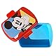 CARTOON 2-teiliges Lunch-Set Disney Mickey Mouse Aluminium Trinkflasche und Brotdose mit Schnuller und Brotdose für Kinder