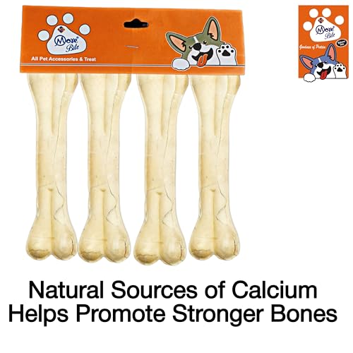 Image of Pressed Dog Chew Bones for All Life Stages, Chicken Flavor, 5 inches - Pack of 4 Bones