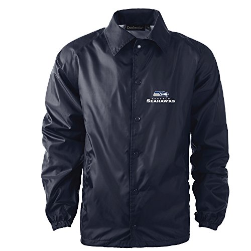 Image of Men's Royal Buffalo Bills Coaches Classic Raglan Full-Snap Windbreaker Jacket