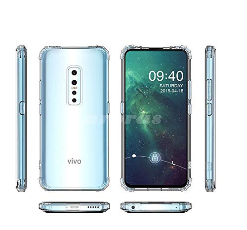 Image of REALCASE Ultra Thin Soft Silicone TPU Transparent Back Cover Case for Vivo V17 Pro