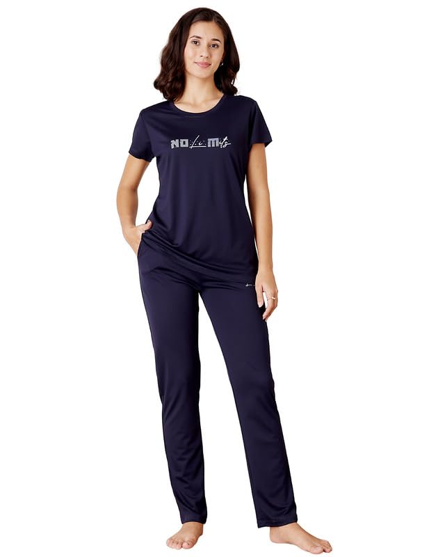 bodycare Women's Cotton Printed T-Shirt and Payjama Set | Soft & Breathable Nightwear | Short Sleeves | Loungewear Co-Ord Set BSLS11521-picture-29