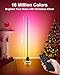 Keepsmile Smart RGB LED Corner Floor Lamp,172 LEDs Bright Standing Lamps for Living Room with APP and Remote,Modern Floor Lamp with Music Sync and 16 Million Colors, Ambient Lighting for Bedroom