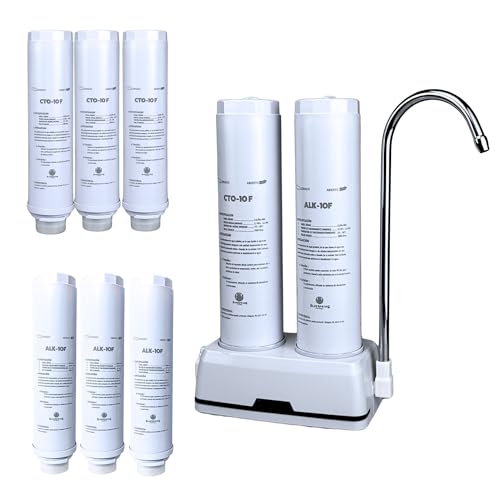 Listado de Cartuchos de filtrado para el agua que Puedes Comprar On-line. 44 Bluespring: Filtro De Agua Alcalina + 4 Años De Cartuchos