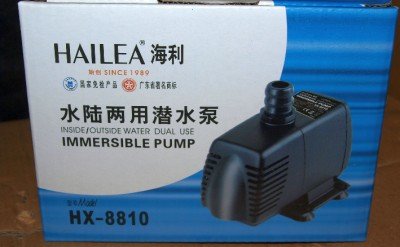 HAILEA LOW WATER LIQUID PUMP. HX-8810. 1000lph. 1.95M