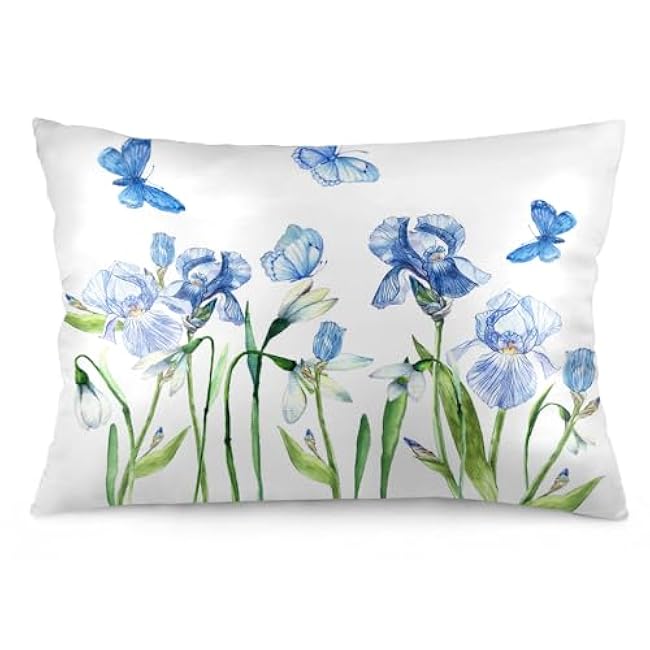 Yellow and White Striped Standard Pillowcases 20x26 Inch White Yellow Stripes Pattern Printed Pillow Case Soft Lumbar Throw Pillow Covers for Bed Sofa Couch Rectangle Oblong