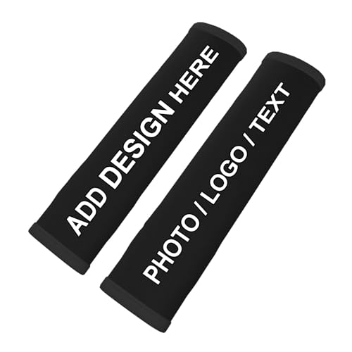 2 Almohadillas para cinturón de seguridad de coche, Funda para cinturón de seguridad personalizada, Almohadillas para cinturón de coche personalizado, Adecuado Para Niños y Adultos, 2 piezas, 30x20cm