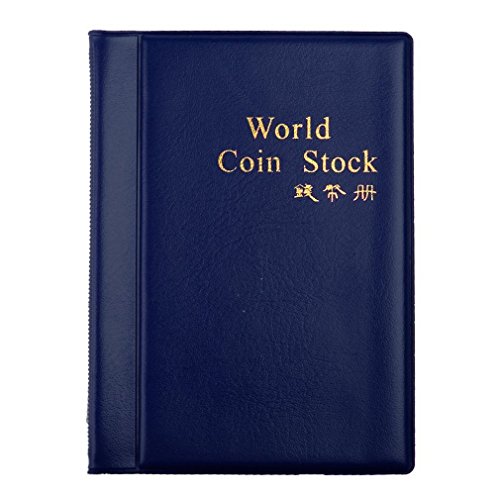 Preisvergleich Produktbild Jooks 120 Münzen Sammlung Speicher Welt Moneypenny Taschen Album Buch blau