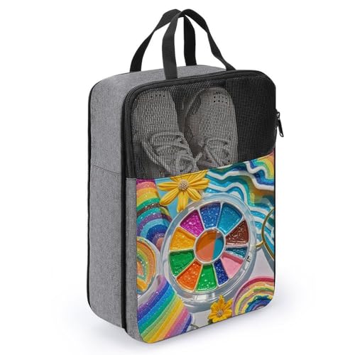 Bolsa de almacenamiento para zapatos impermeable y lavable con cremallera reforzada 3