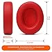WC Wicked Cushions Replacement Ear Pads for Beats Studio 2 & 3 (B0501, B0500) Wired & Wireless | Does NOT Fit Beats Solo | Softer PU Leather, Enhanced Foam & Stronger Adhesive | Red