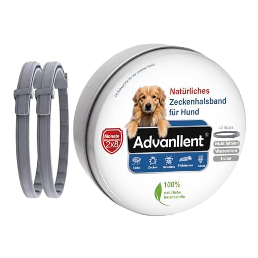 Advanllent Halsband gegen Zecken und Flöhe