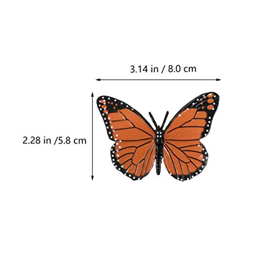 WINOMO Conjuntos Borboleta 2 Ciclo de Vida Animal Insect Growth Figuras Modelo de Brinquedo Educativ