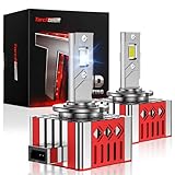 Torchbeam D1S D1R Lights 45 W, 8000K HID Light Bulb for Powersports ATV/UTV, Pack of 2, for Off-Road Use or RV Interior Light Only